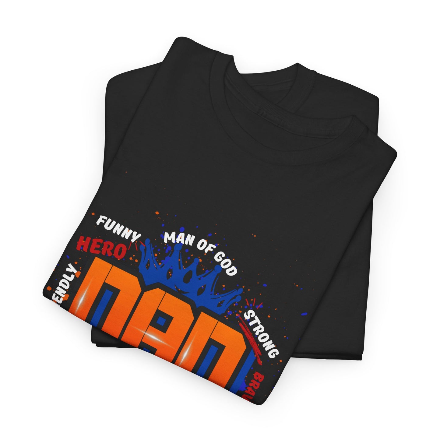 DAD: Defined by Love, Strength & Faith - Heavy Cotton Tee