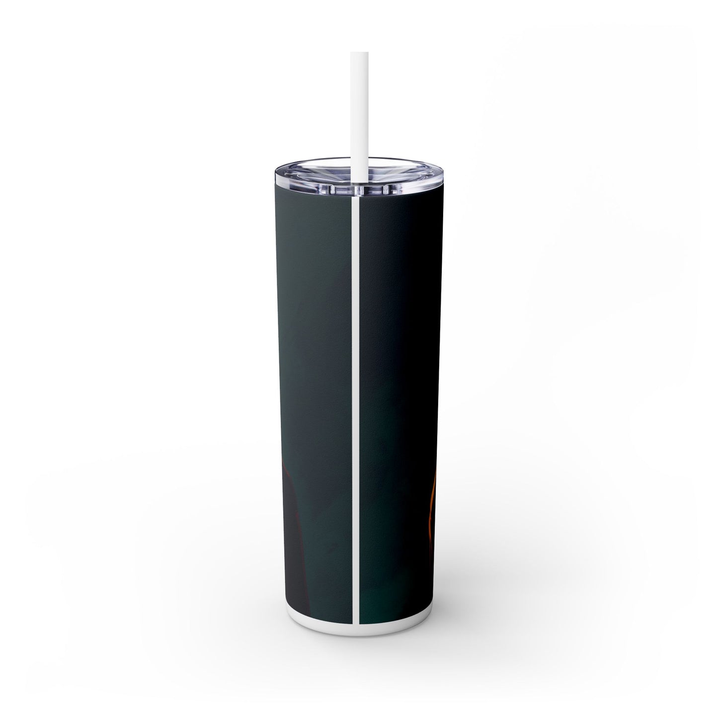 Tumbler - God's Love Skinny Tumbler with Straw, 20oz