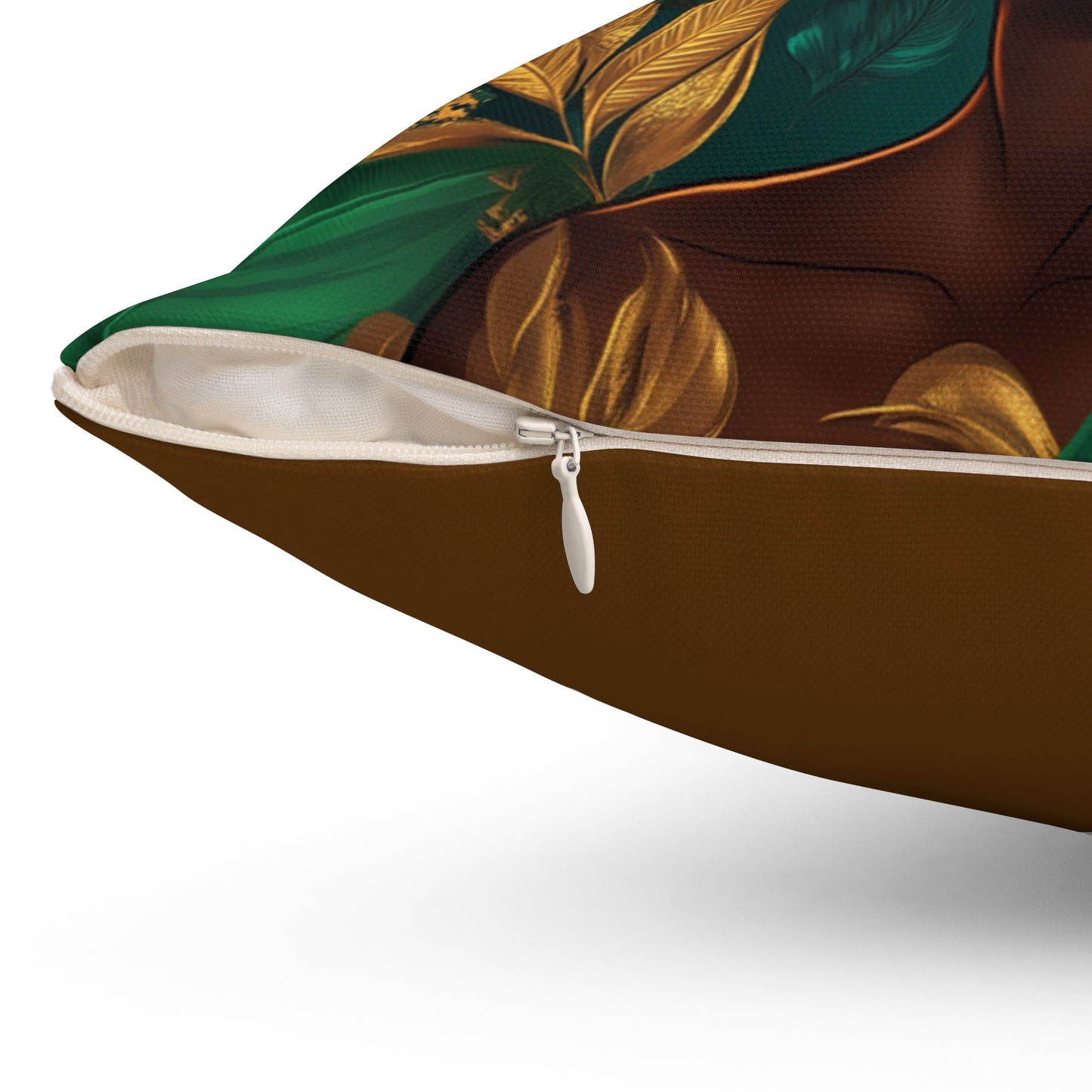 Emerald Beauty Square Pillow