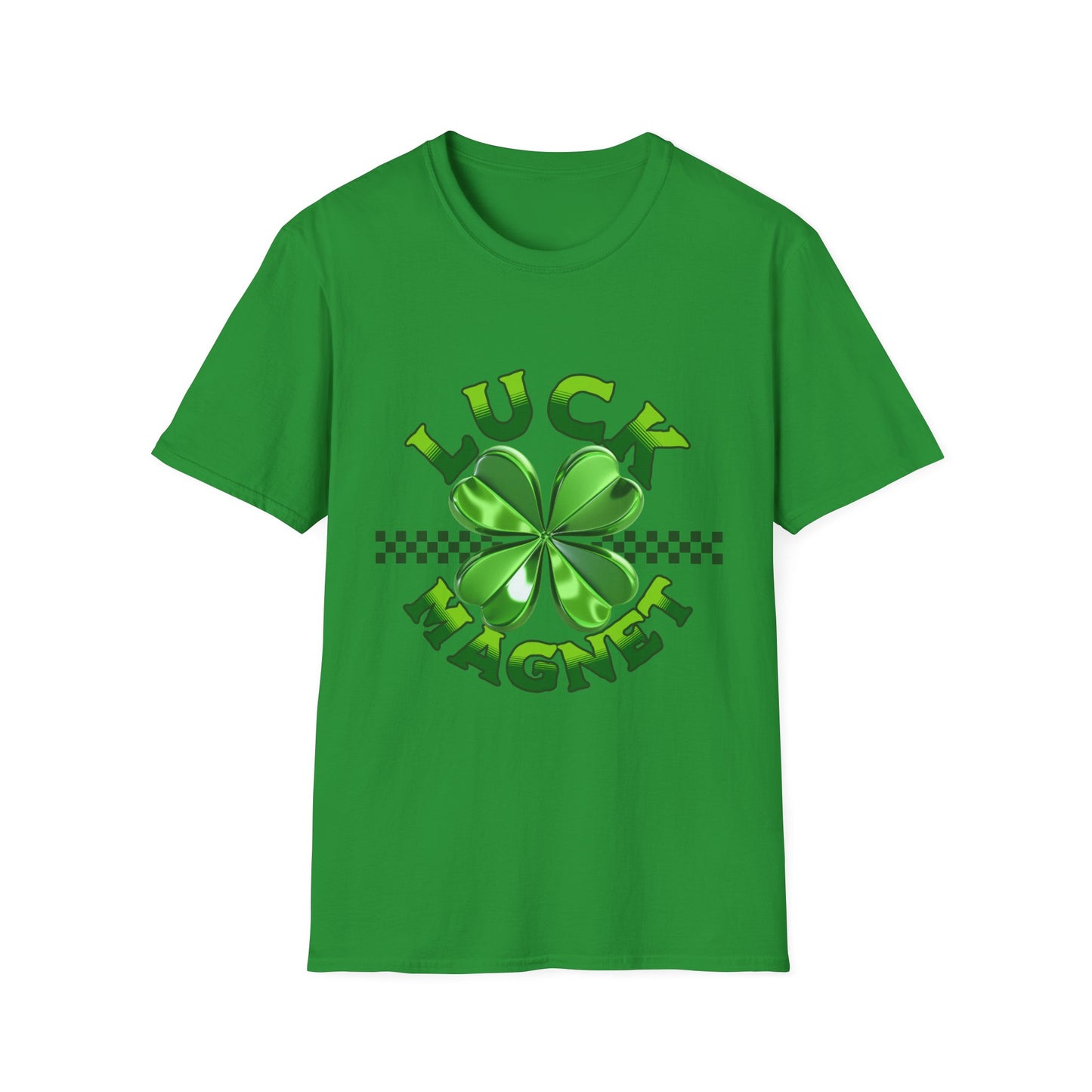 Luck Magnet Shirt - St. Patrick s Day Tee - Funny Irish Lucky Shirt - Clover Party Tee - Lucky Vibes T-Shirt