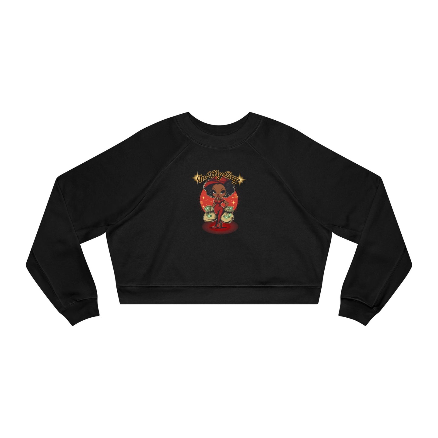 "In My Bag" Women’s Cropped Fleece Pullover