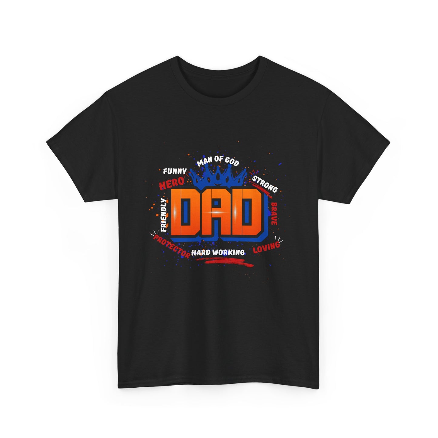 DAD: Defined by Love, Strength & Faith - Heavy Cotton Tee