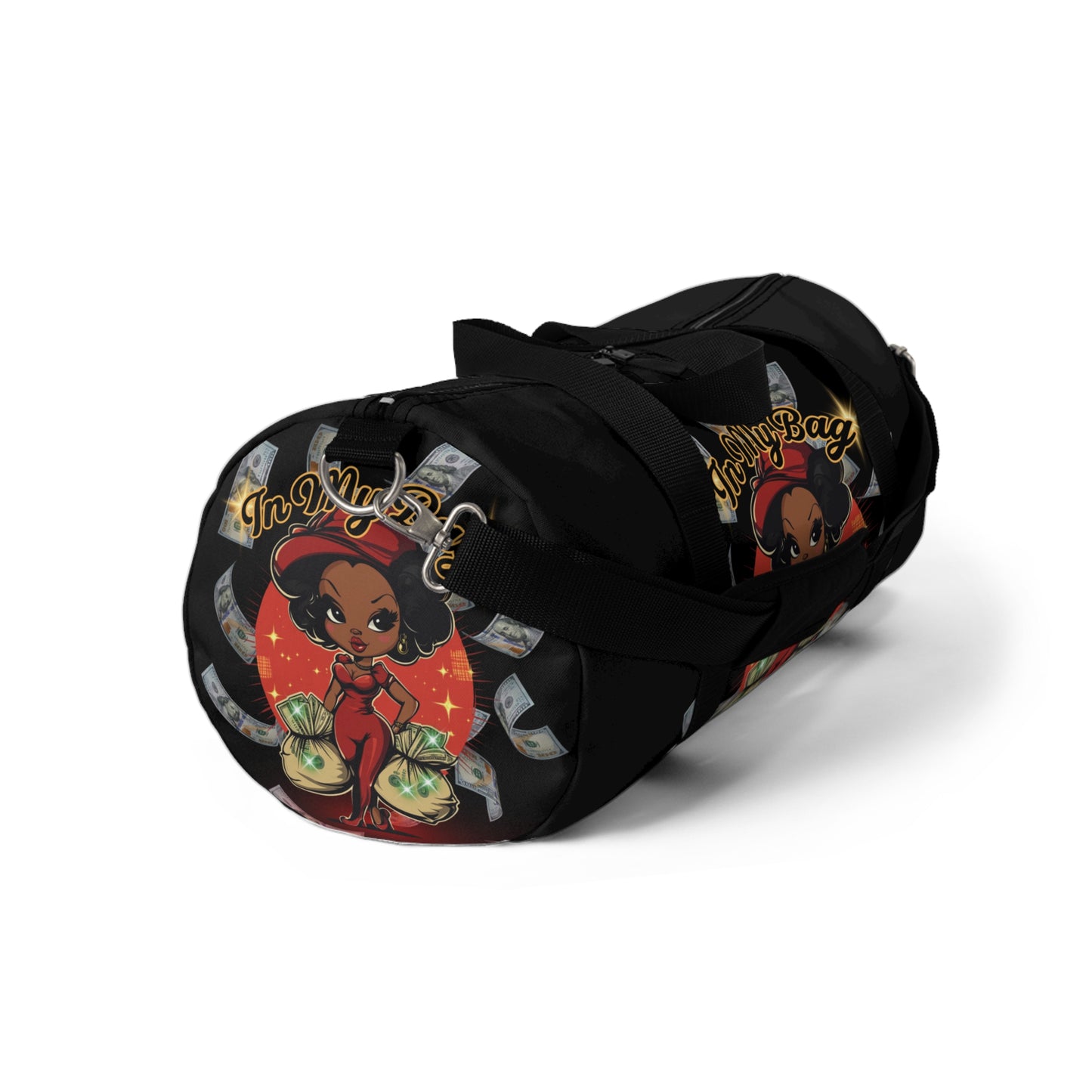 In My Bag Black Duffle Bag Stylish & Spacious Travel Bag Duffel Bag