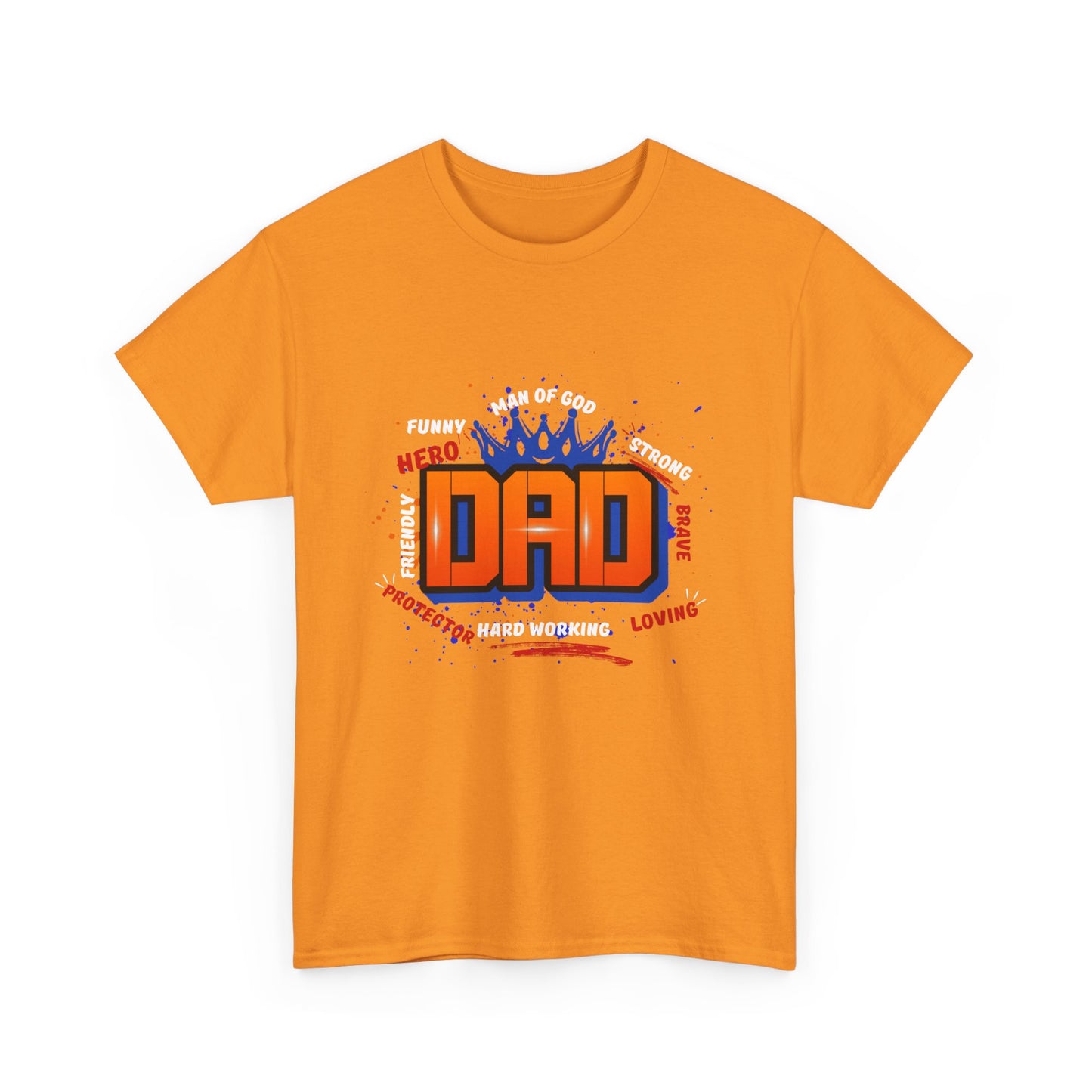 DAD: Defined by Love, Strength & Faith - Heavy Cotton Tee