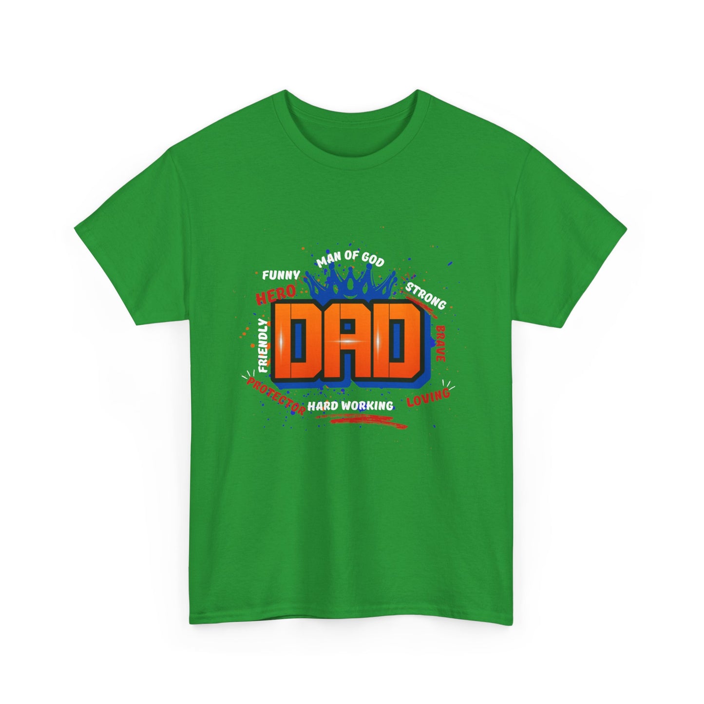 DAD: Defined by Love, Strength & Faith - Heavy Cotton Tee