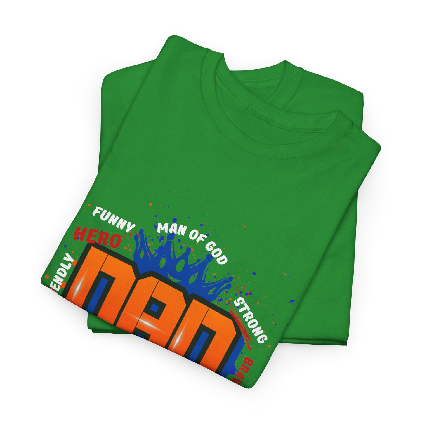 DAD: Defined by Love, Strength & Faith - Heavy Cotton Tee