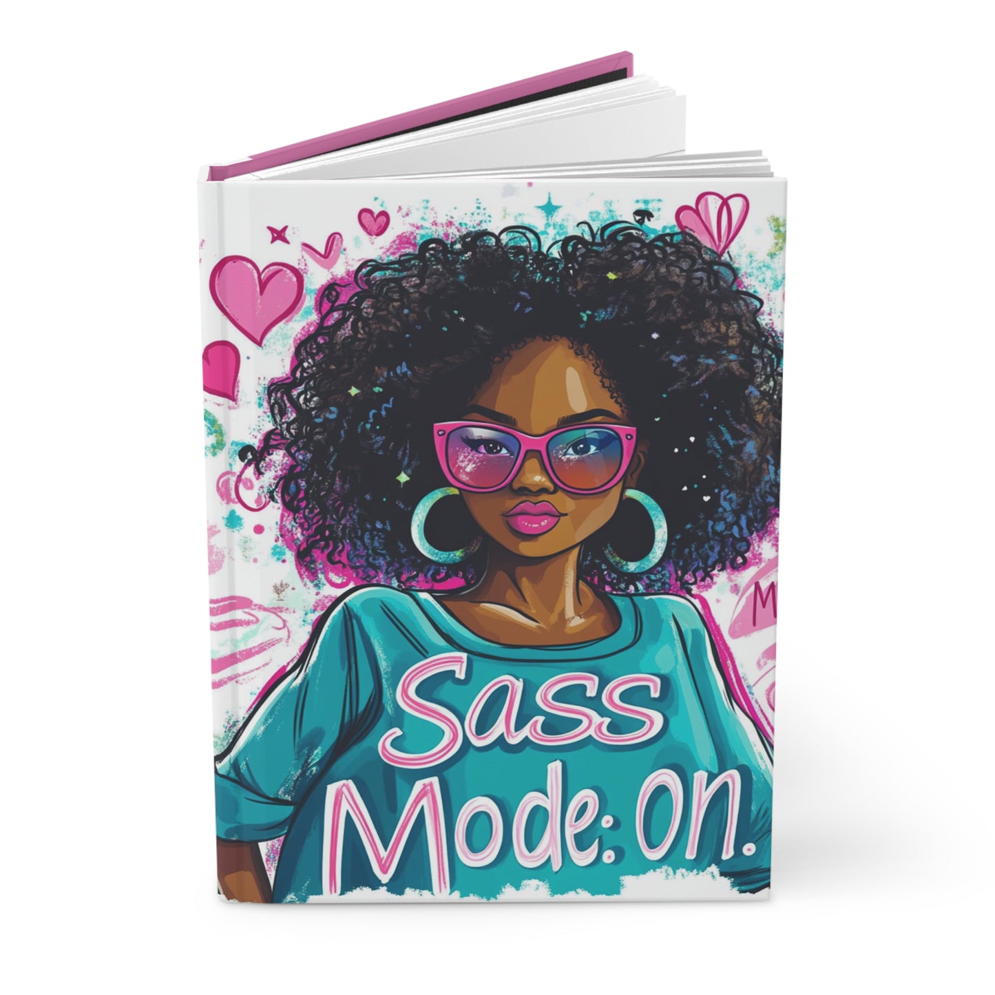 Sass Mode On Hardcover Journal Matte