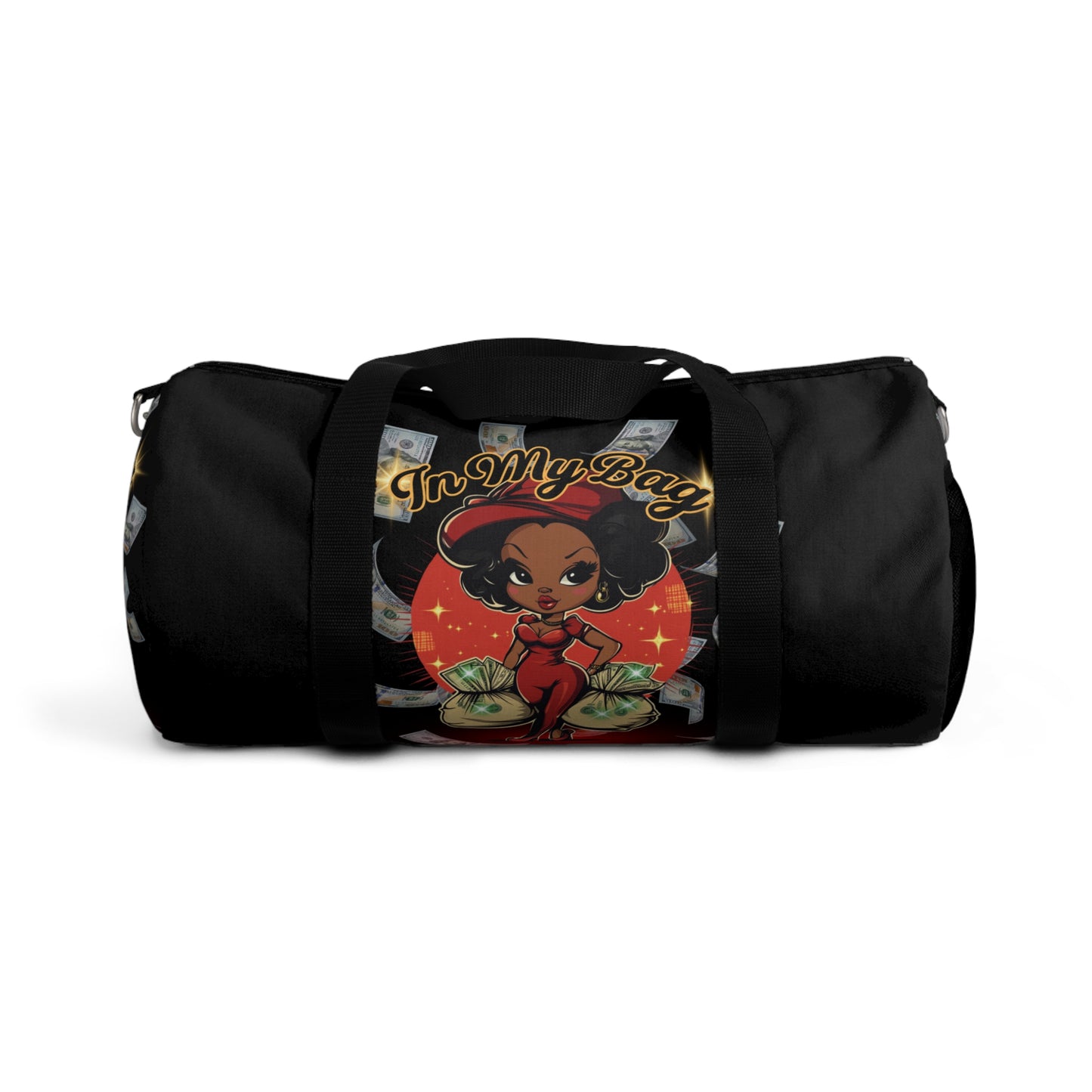 In My Bag Black Duffle Bag Stylish & Spacious Travel Bag Duffel Bag