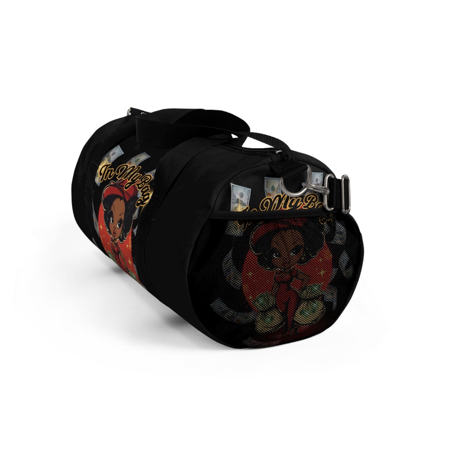 In My Bag Black Duffle Bag Stylish & Spacious Travel Bag Duffel Bag