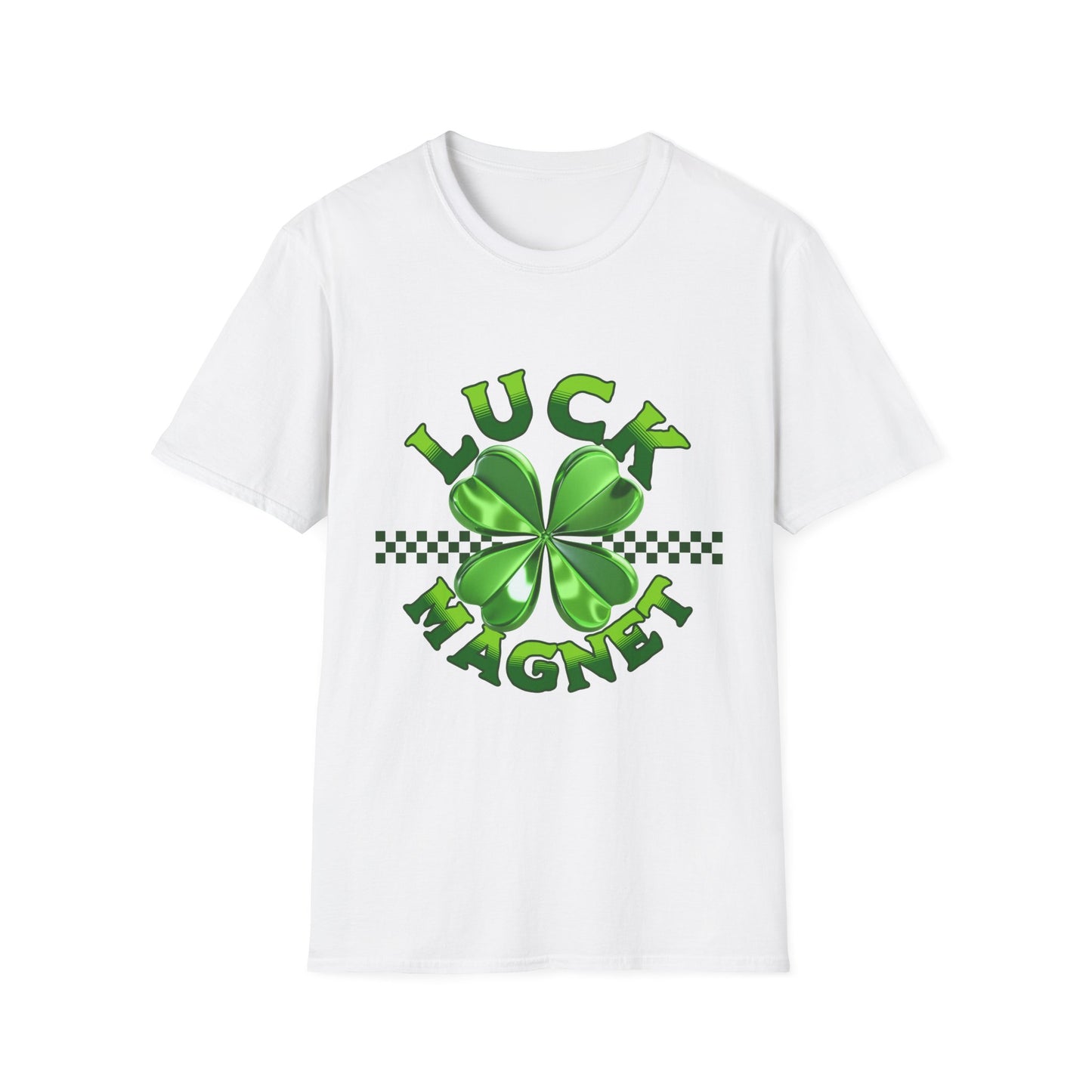 Luck Magnet Shirt - St. Patrick s Day Tee - Funny Irish Lucky Shirt - Clover Party Tee - Lucky Vibes T-Shirt