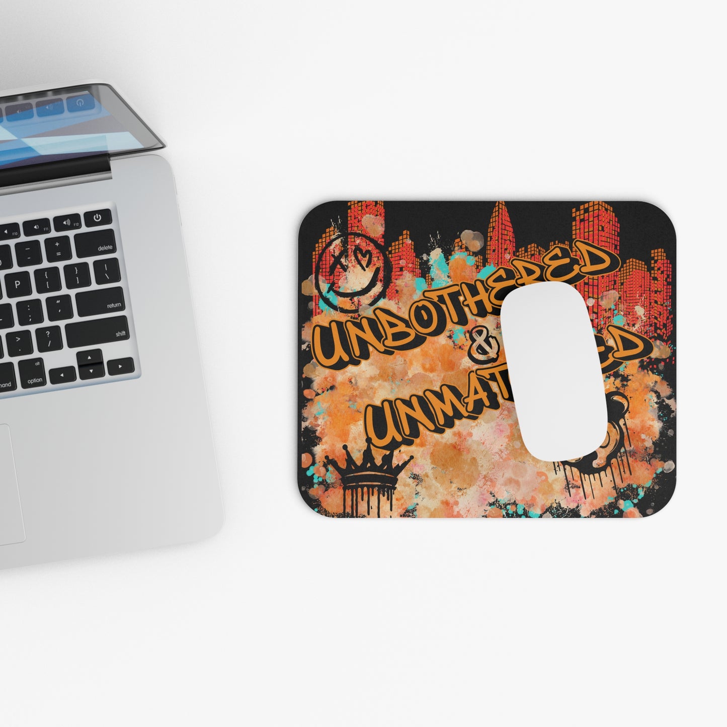 Unbothered & Unmatched Mouse Pad (Rectangle)