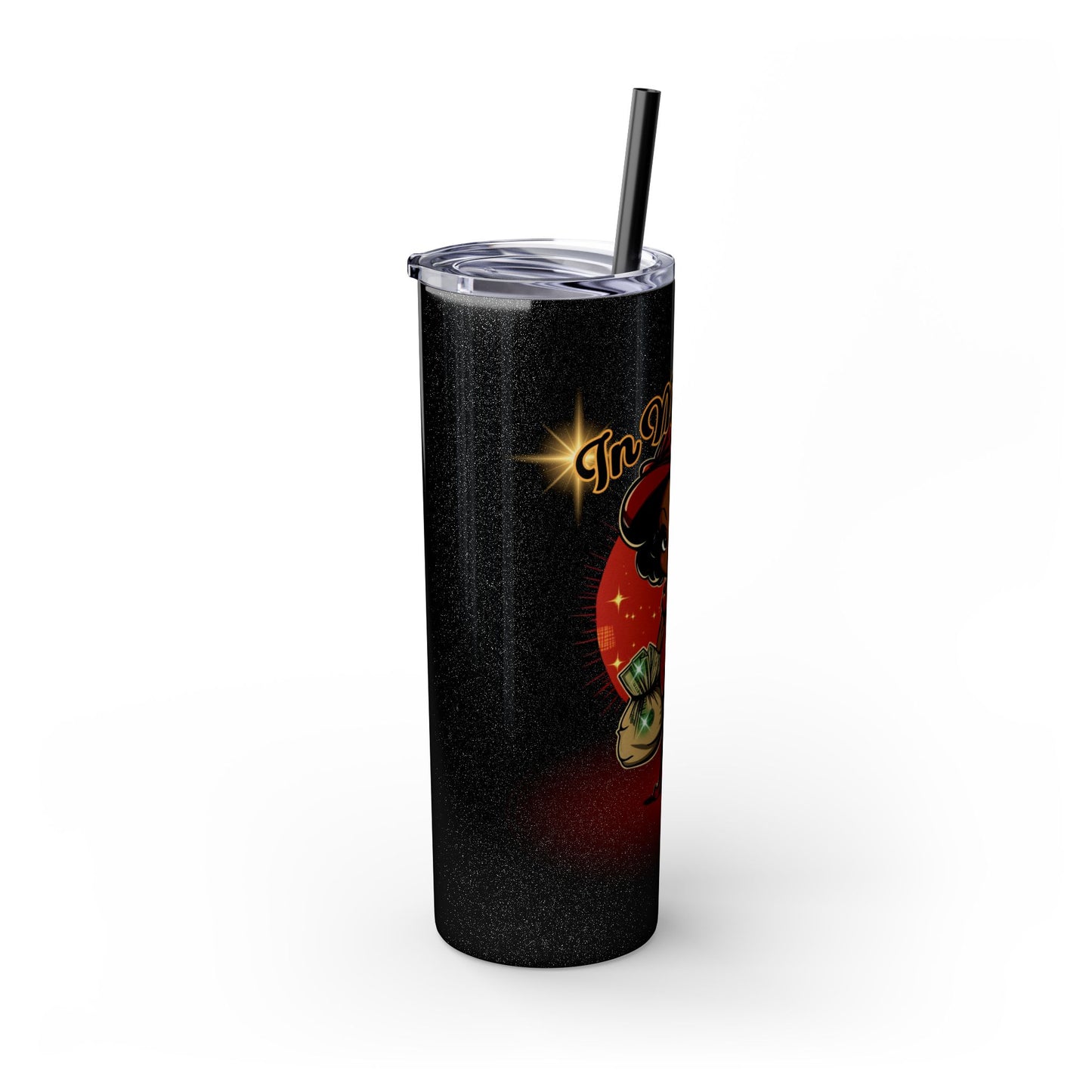 In My Bag 20oz Tumbler – Keep Hustling in Style - Skinny Tumbler with Straw