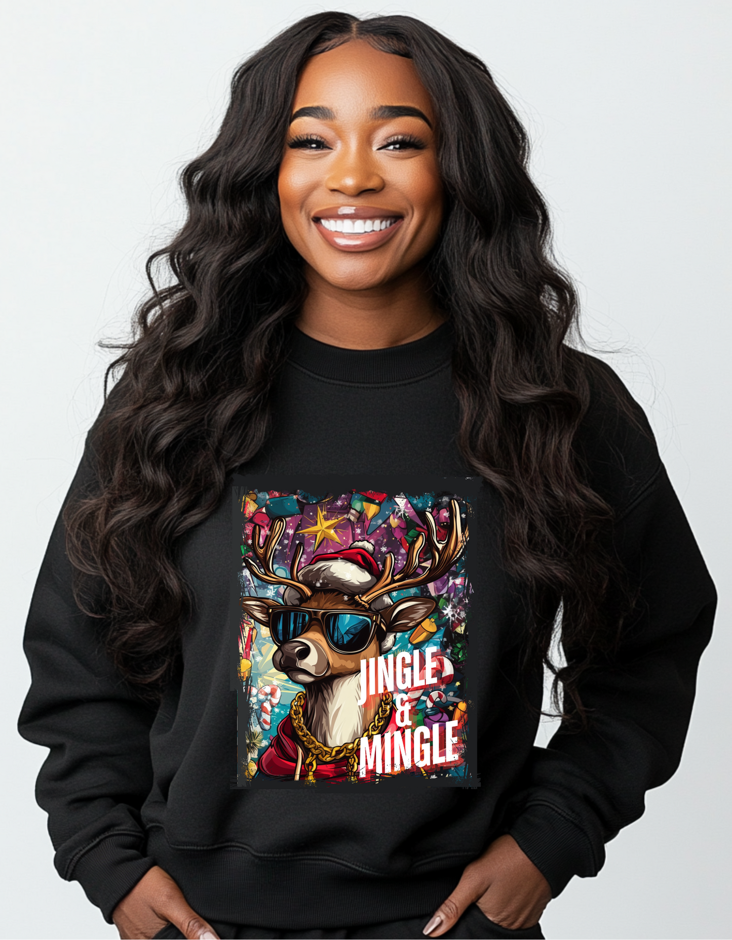 Jingle & Mingle Holiday Crewneck Sweatshirt