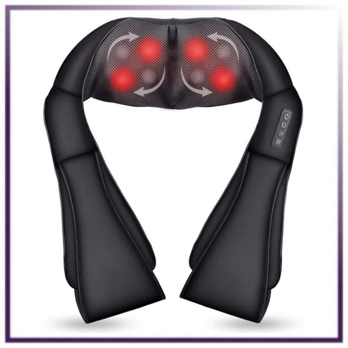 Shiatsu Neck & Shoulder Massager with Heat – Deep Tissue Pain Relief